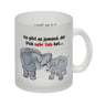 Kaffeebecher zum Thema Liebe mit Elefanten Motiv