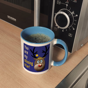 Weihnachten Kaffeebecher mit Rentier Motiv