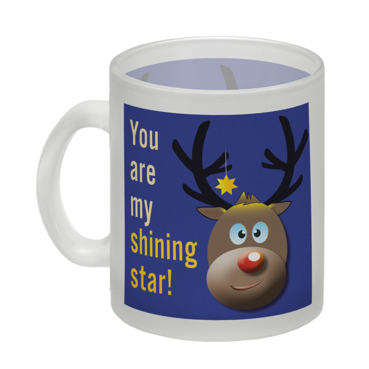 Weihnachten Kaffeebecher mit Rentier Motiv