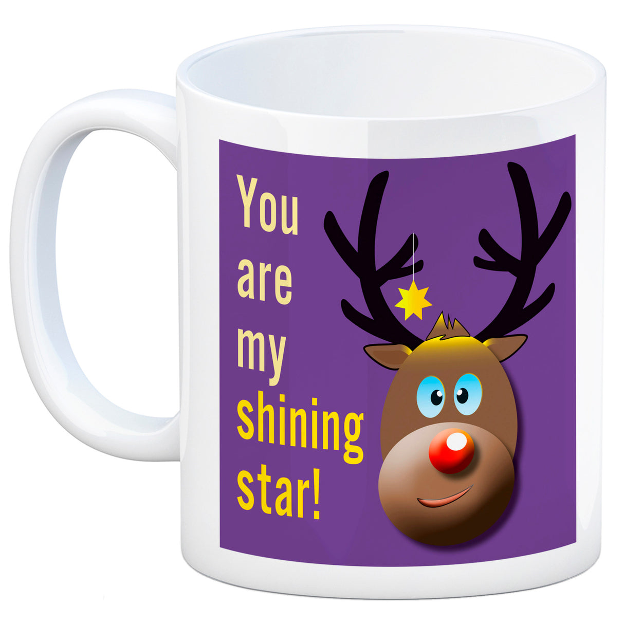 Weihnachten Kaffeebecher mit Rentier Motiv