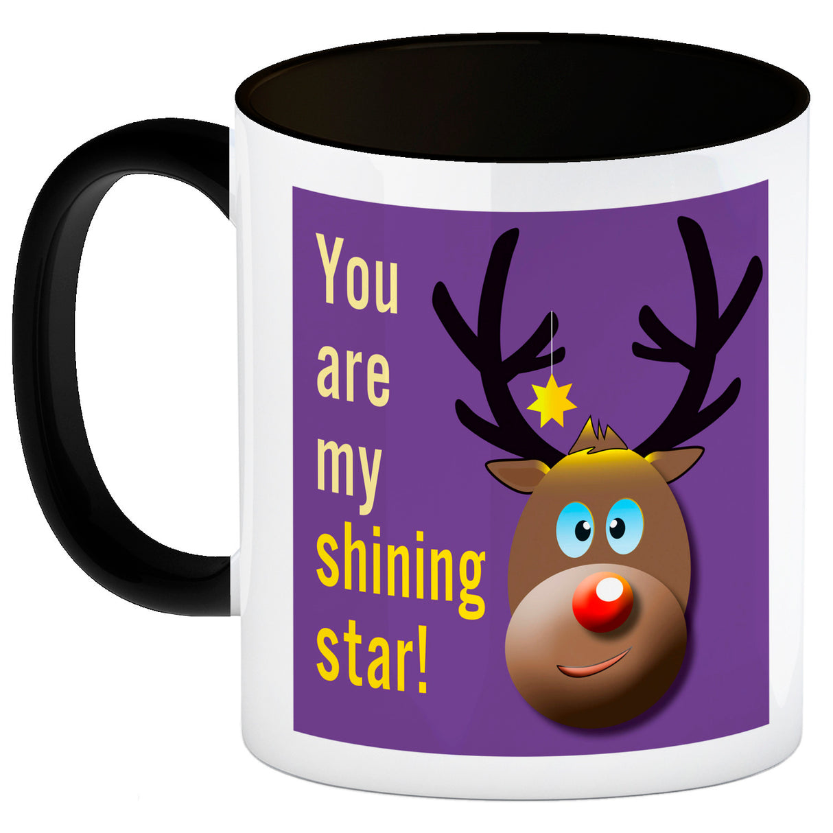 Weihnachten Kaffeebecher mit Rentier Motiv