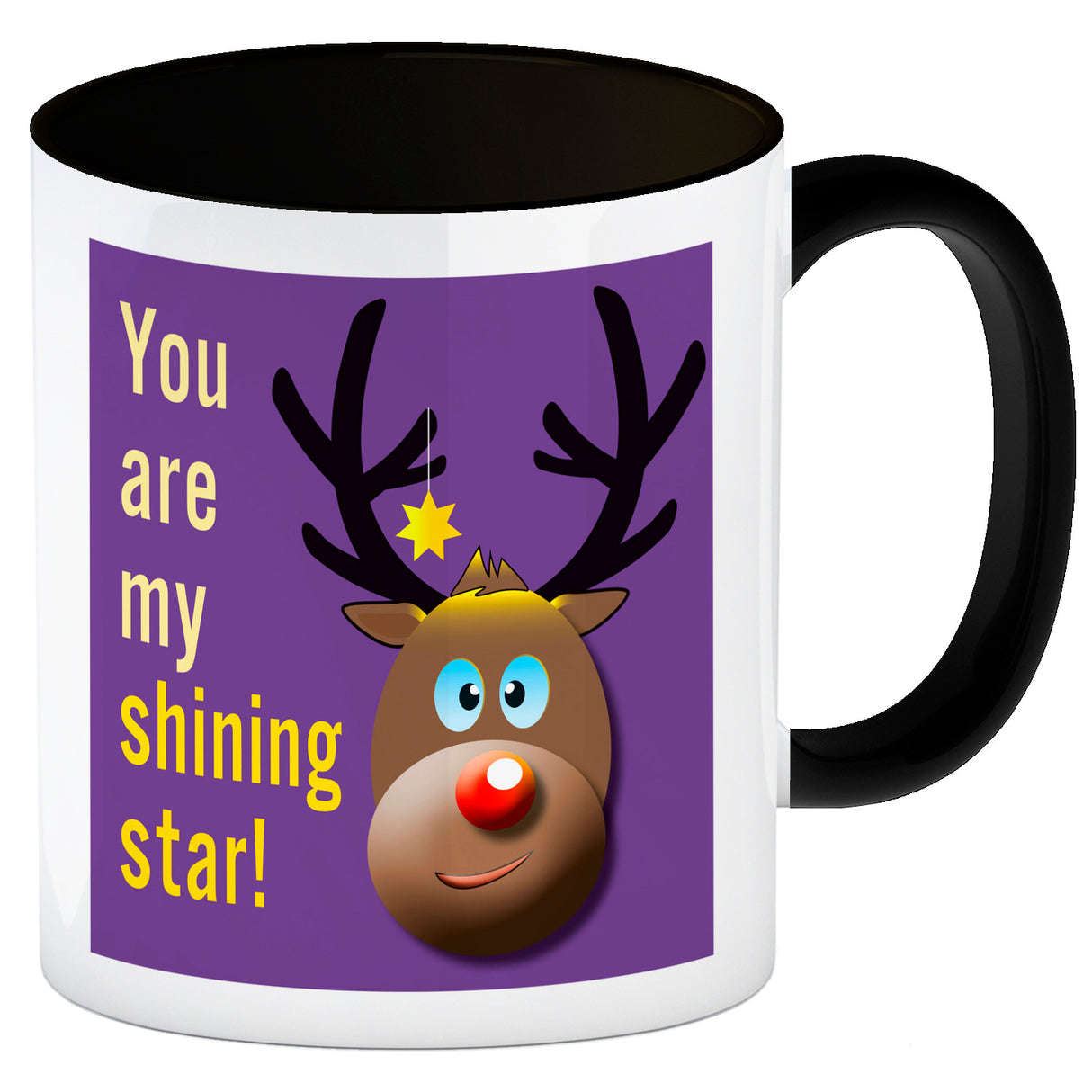 Weihnachten Kaffeebecher mit Rentier Motiv