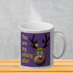 Weihnachten Kaffeebecher mit Rentier Motiv