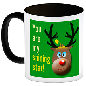 Weihnachten Kaffeebecher mit Rentier Motiv