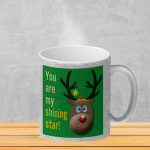 Weihnachten Kaffeebecher mit Rentier Motiv