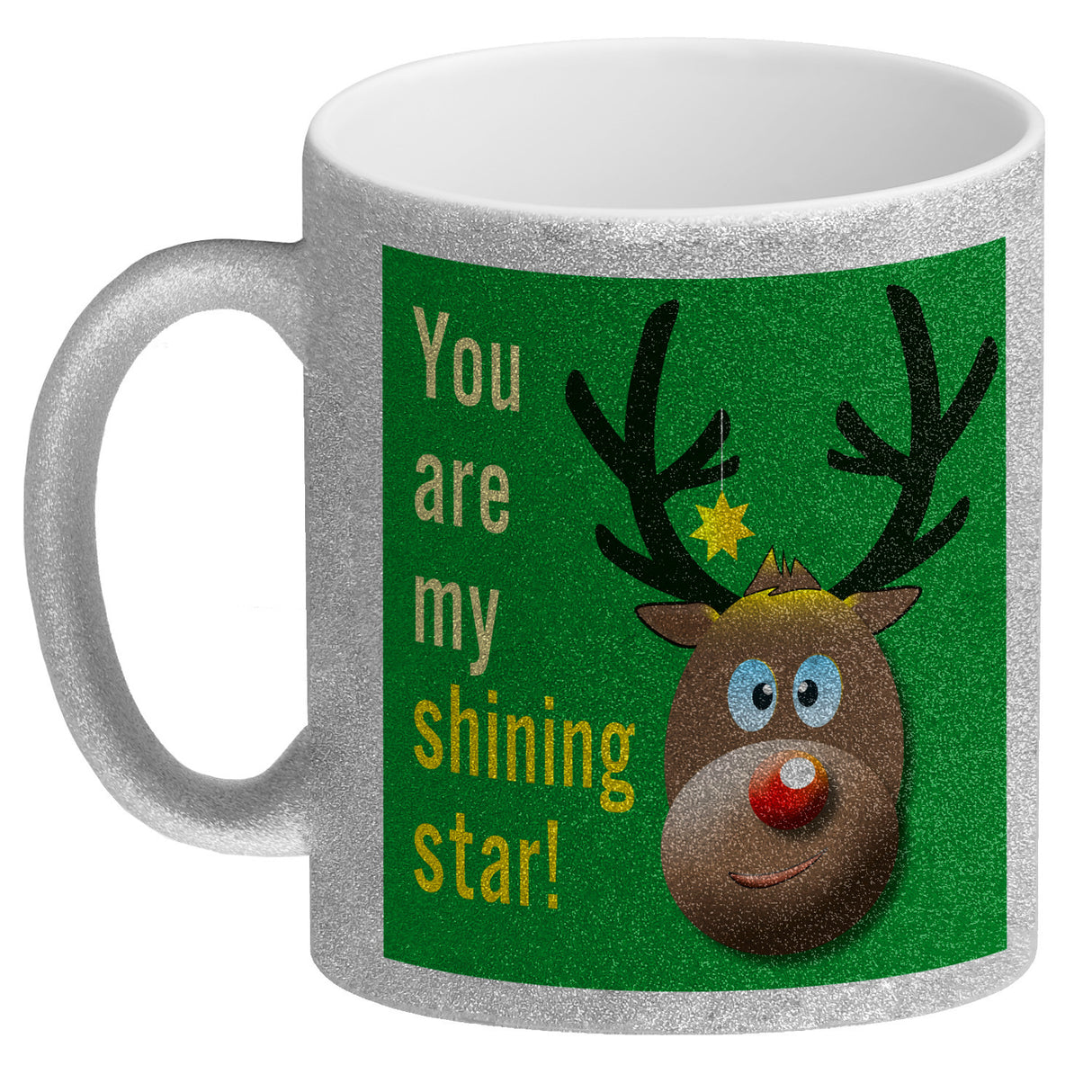 Weihnachten Kaffeebecher mit Rentier Motiv