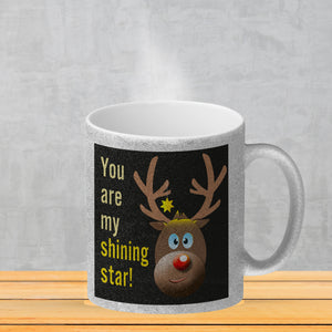 Weihnachten Kaffeebecher mit Rentier Motiv