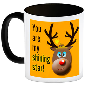 Weihnachten Kaffeebecher mit Rentier Motiv