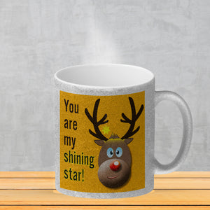 Weihnachten Kaffeebecher mit Rentier Motiv