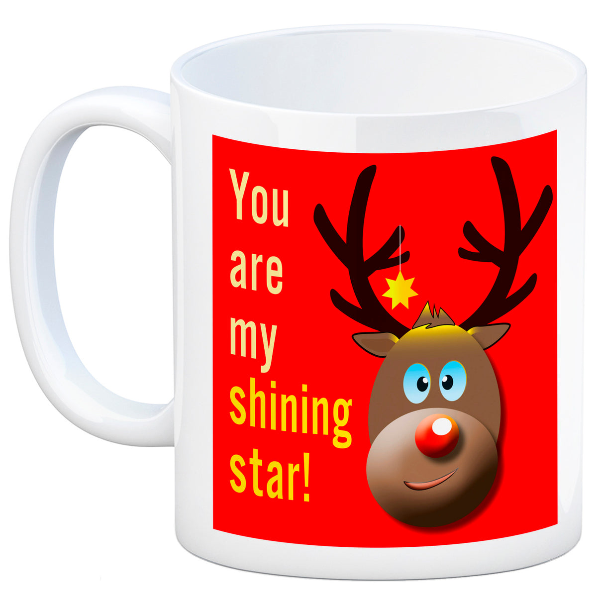 Weihnachten Kaffeebecher mit Rentier Motiv