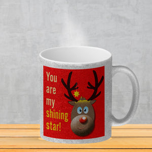 Weihnachten Kaffeebecher mit Rentier Motiv