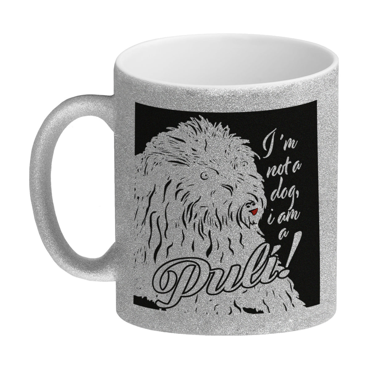 I'm not a dog I am a Puli! Kaffeebecher