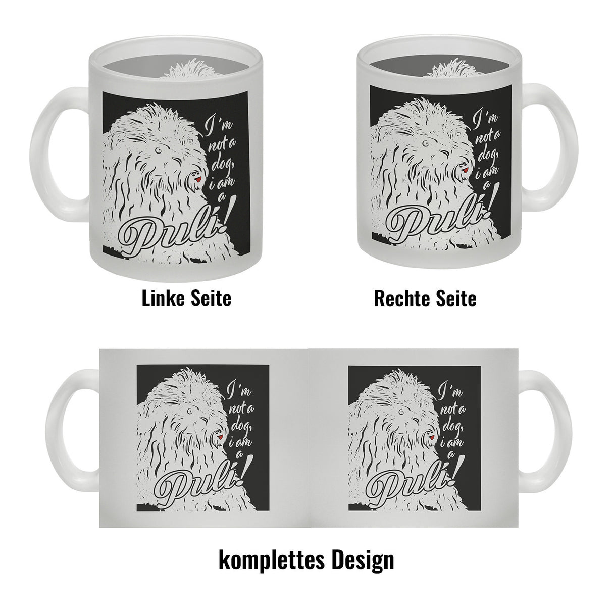 I'm not a dog I am a Puli! Kaffeebecher