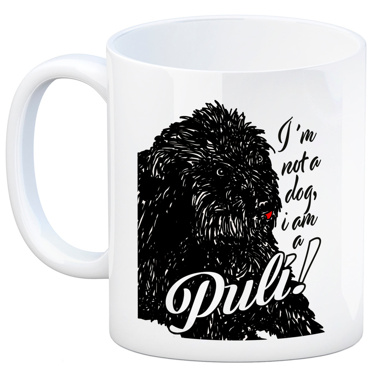 I'm not a dog I am a Puli! Kaffeebecher