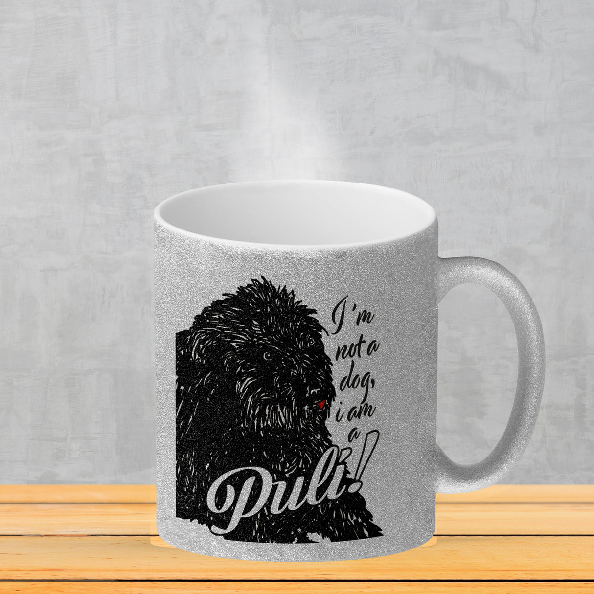 I'm not a dog I am a Puli! Kaffeebecher
