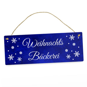 Winter Metallschild zum Thema Winter