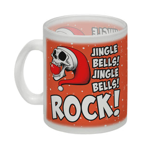 Jingle Bells Rock Weihnachten Kaffeebecher mit Totenkopf