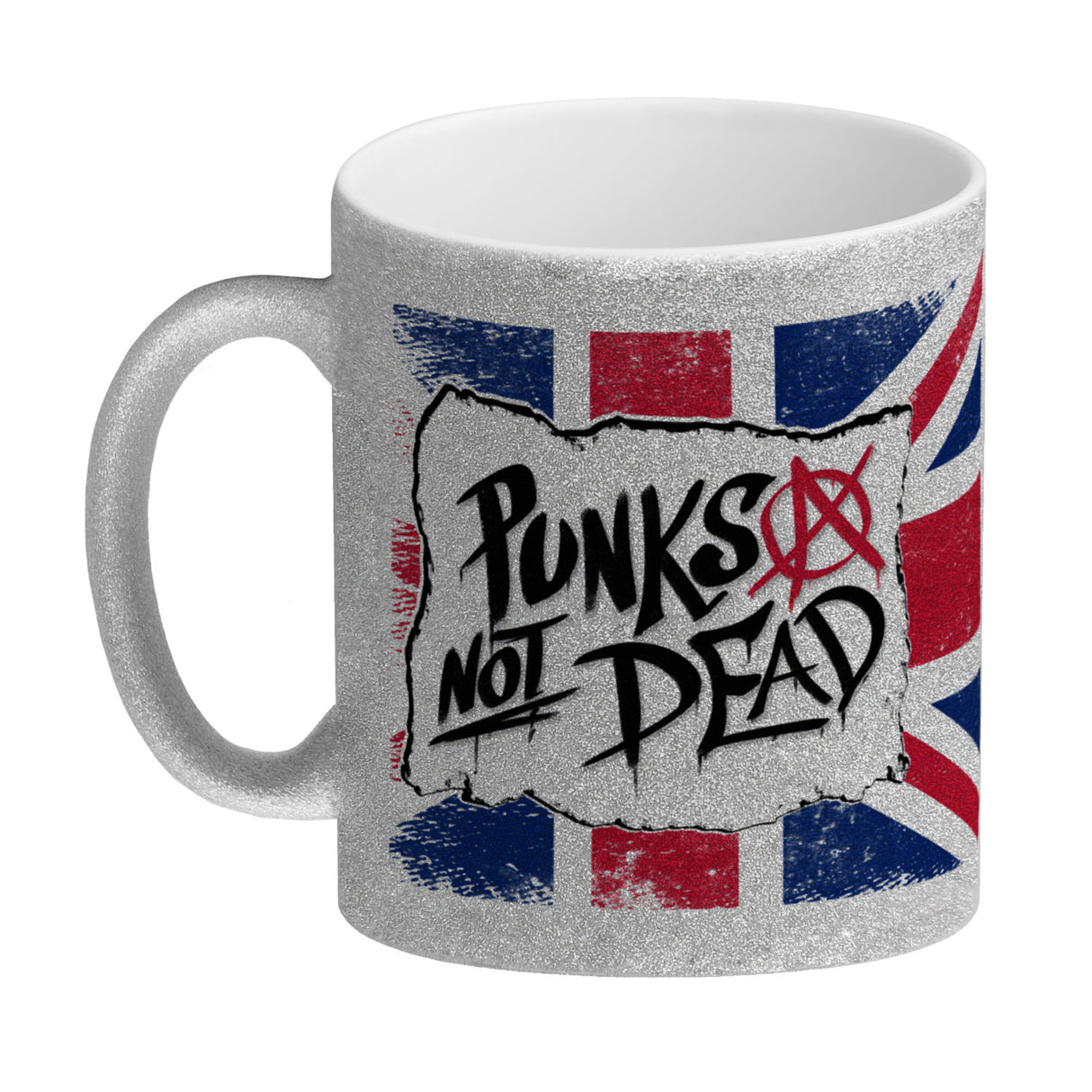Punks not Dead Union Jack Kaffeebecher