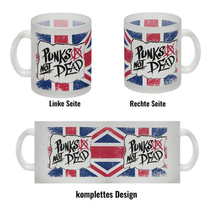 Punks not Dead Union Jack Kaffeebecher