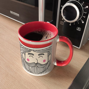 Santa Claus Kaffeebecher mit tollem weihnachtlichem Motiv