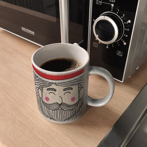 Santa Claus Kaffeebecher mit tollem weihnachtlichem Motiv