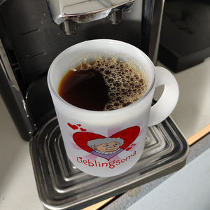 Lieblingsoma Kaffeebecher mit Oma im Herz