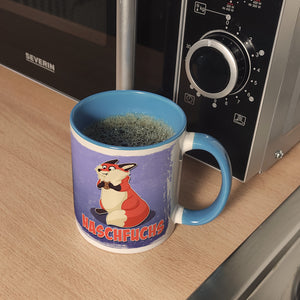 Naschfuchs Kaffeebecher mit lustigem Fuchs Motiv