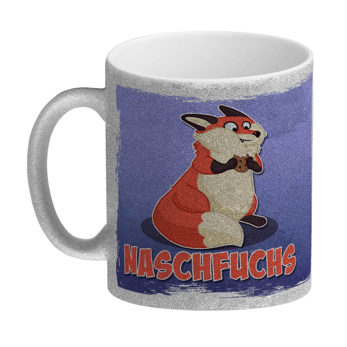 Naschfuchs Kaffeebecher mit lustigem Fuchs Motiv