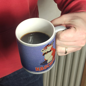 Naschfuchs Kaffeebecher mit lustigem Fuchs Motiv