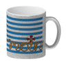 Kaffeebecher mit Moin-Schriftzug und Rettungsring