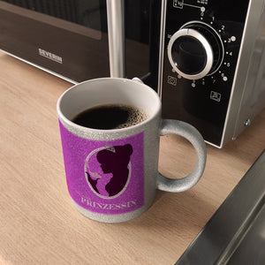 Prinzessin Aschenputtel Kaffeebecher in pink