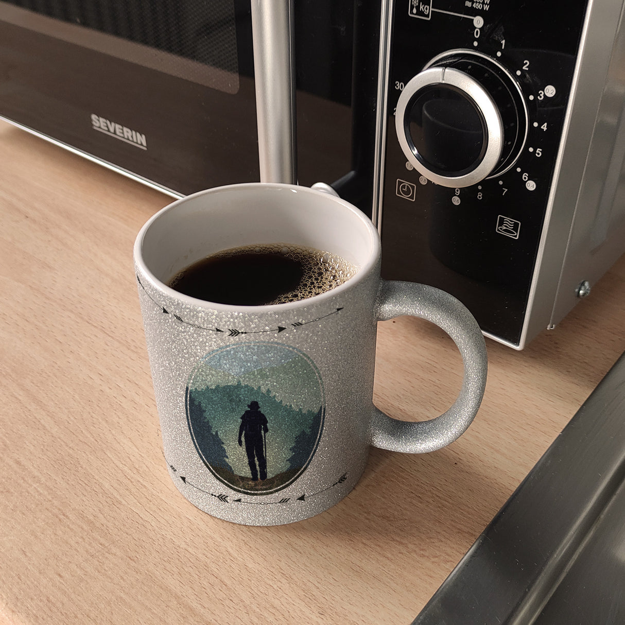 Mir reicht's ich geh wandern Kaffeebecher