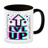 LVL UP Kaffeetasse mit witzigem Videospielmotiv