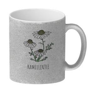 Kamillentee Teetasse mit Kamillenblüte für Teetrinker