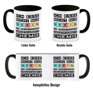 Cookies Kaffeetasse mit Spruch im Periodensystem für Chemiker