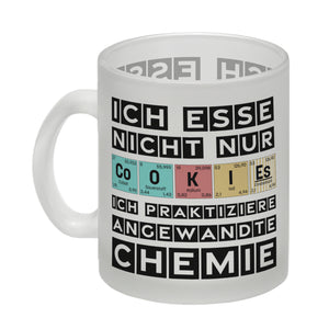 Cookies Kaffeetasse mit Spruch im Periodensystem für Chemiker