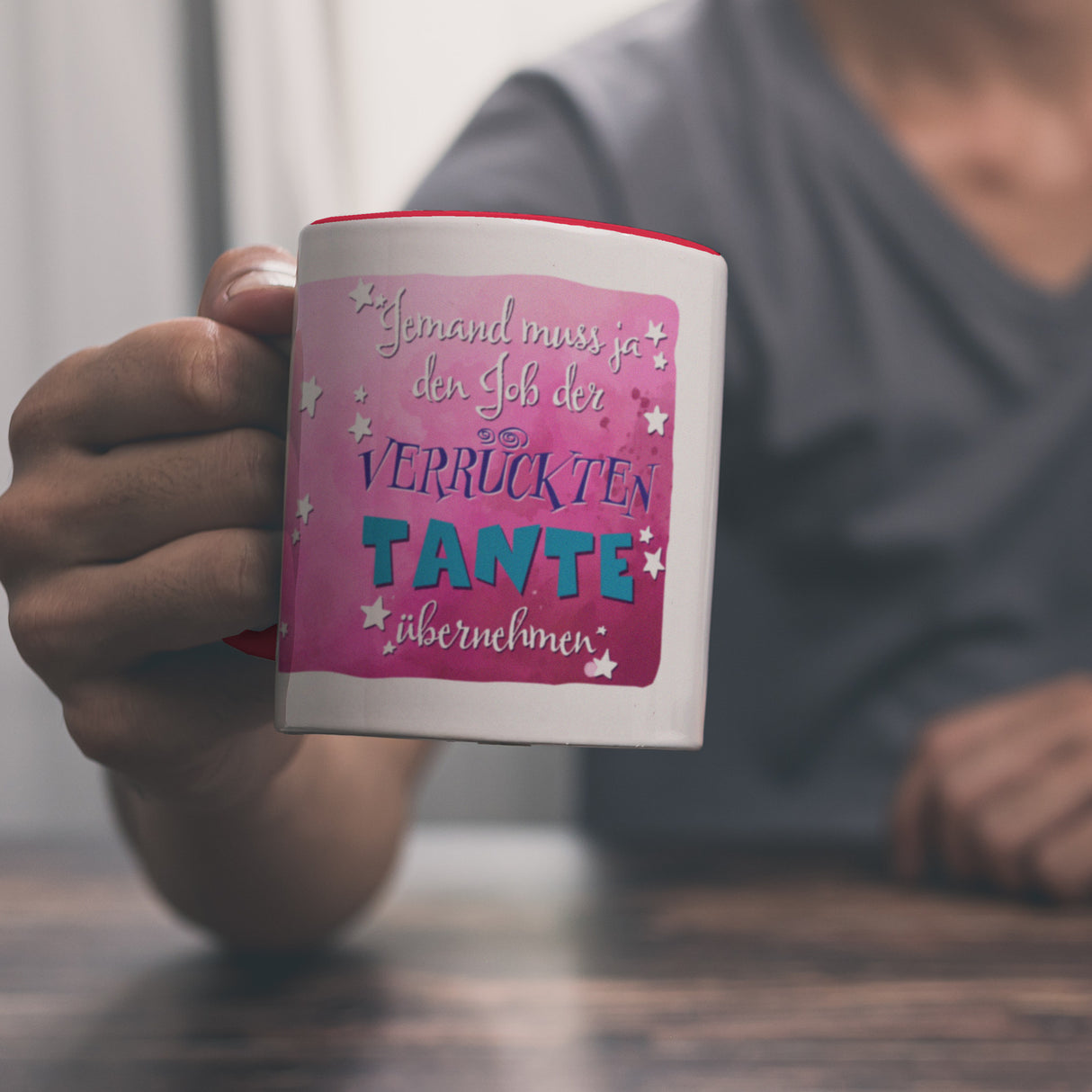 Lustiger Kaffeebecher für verrückte Tanten