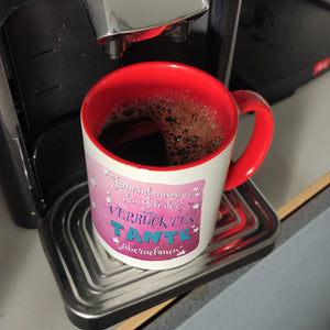 Lustiger Kaffeebecher für verrückte Tanten