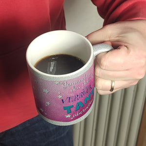 Lustiger Kaffeebecher für verrückte Tanten