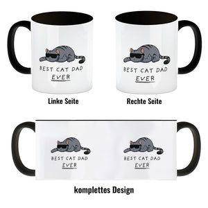 Best cat dad ever Katzen Kaffeebecher