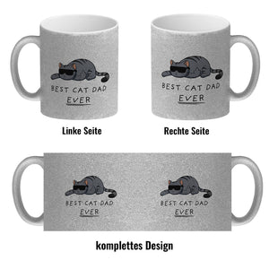 Best cat dad ever Katzen Kaffeebecher