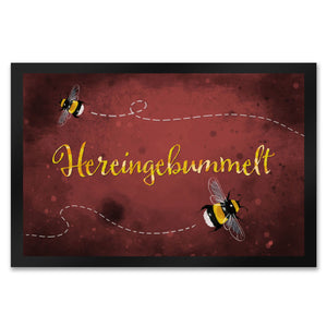 Hereingebummelt Hummel Fußmatte