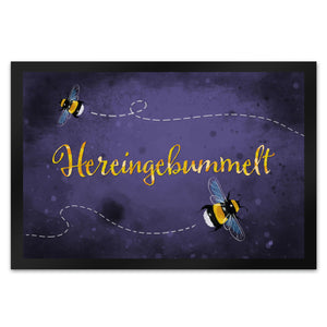 Hereingebummelt Hummel Fußmatte