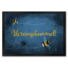 Hereingebummelt Hummel Fußmatte