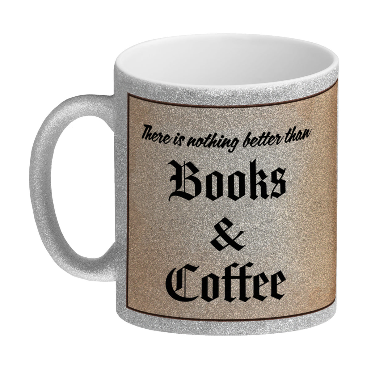 Büchernarr Kaffeebecher im Buchdesign mit Spruch