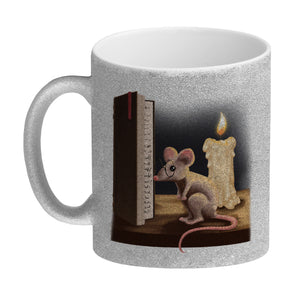 Leseratte und Buch Kaffeebecher mit niedlichem Nager