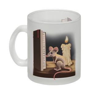 Leseratte und Buch Kaffeebecher mit niedlichem Nager