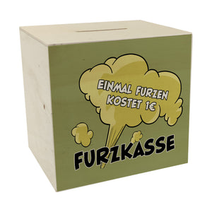 Einmal Furzen kostet 1€ witzige Furzkasse Spardose