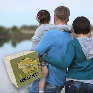 Einmal Furzen kostet 1€ witzige Furzkasse Spardose