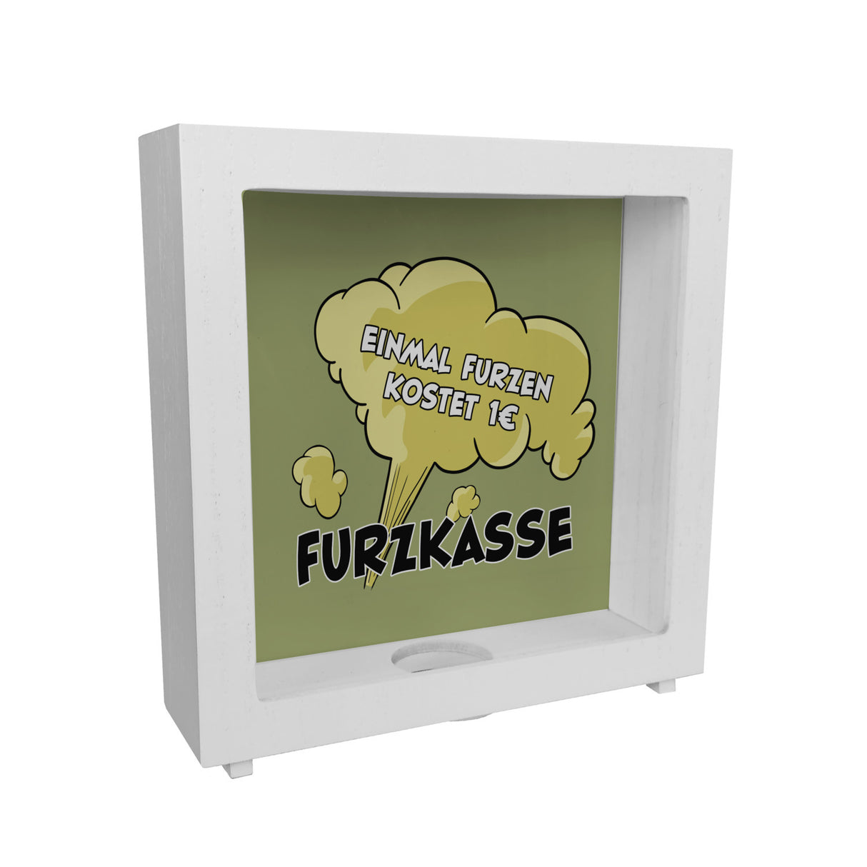 Einmal Furzen kostet 1€ witzige Furzkasse Spardose
